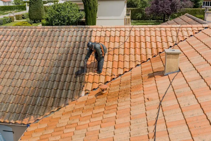 Démoussage et nettoyage de toiture MK Excellence